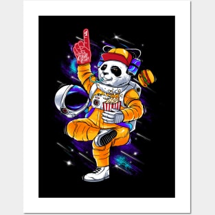 astro panda Posters and Art